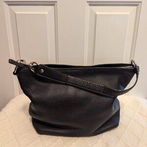 COACH Sarah Leather Hobo Style A0985-F13094 Black Pebble